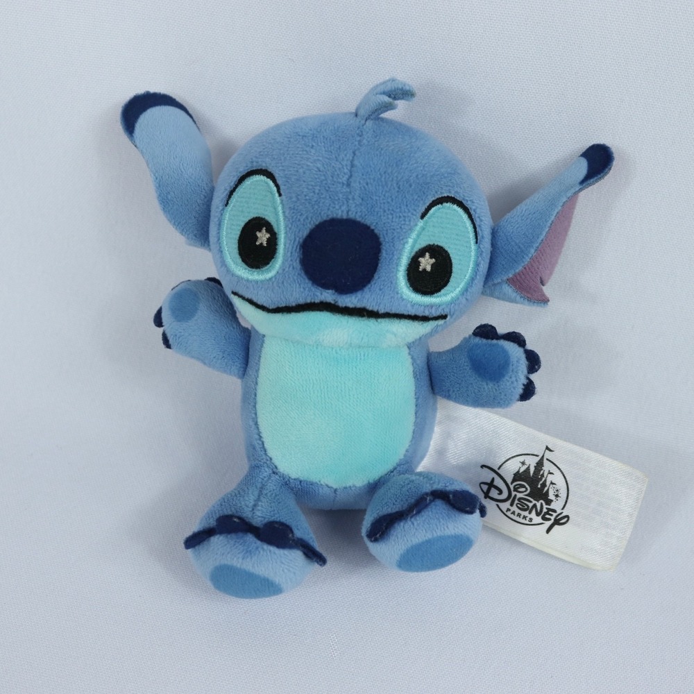 Disney Parks Wishables Stitch Stuffed Collectible Plush Lilo‎ & Stitch 4"